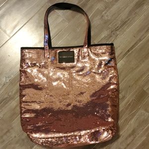 Victoria Secret pink sequin bag
